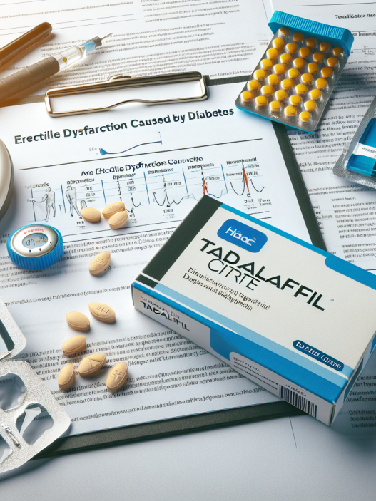 Die Anwendung von Tadalafil citrat bei Erektionsproblemen durch Diabetes.