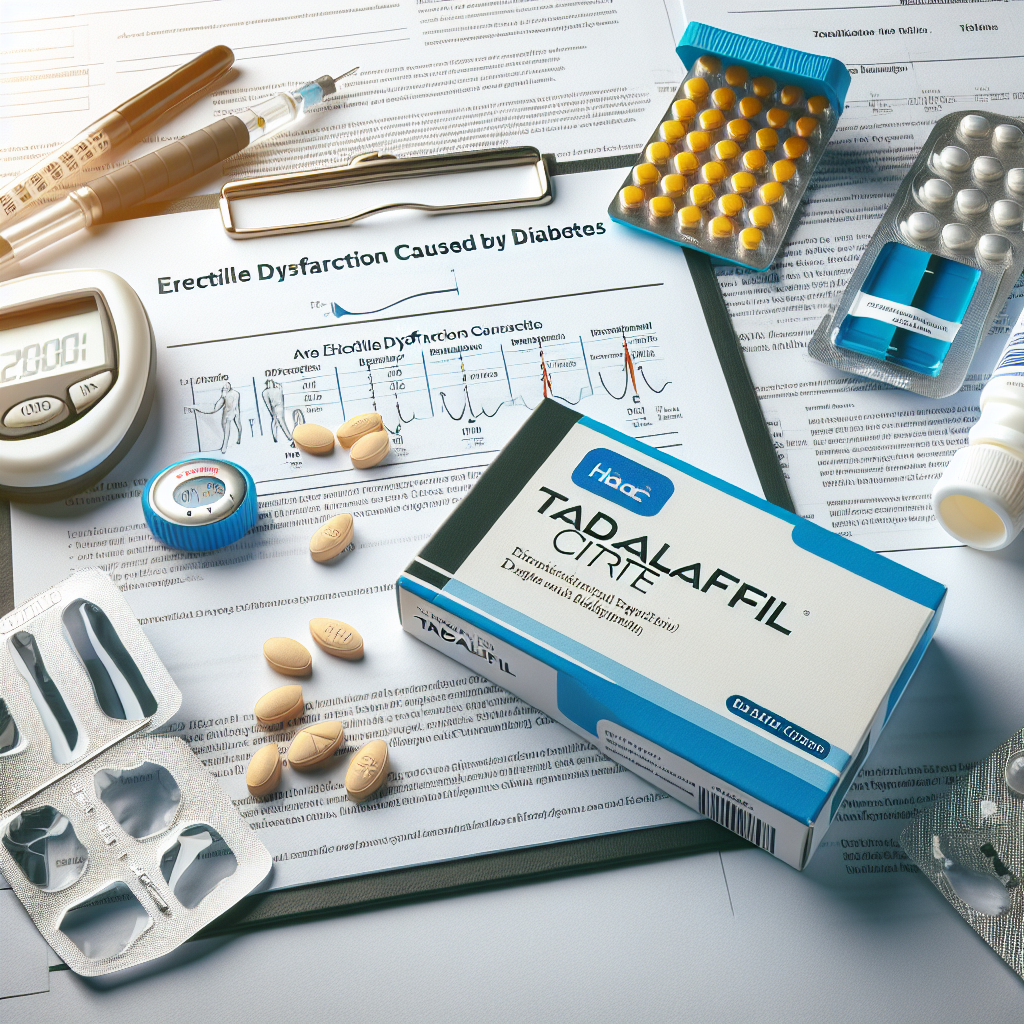 Die Anwendung von Tadalafil citrat bei Erektionsproblemen durch Diabetes.