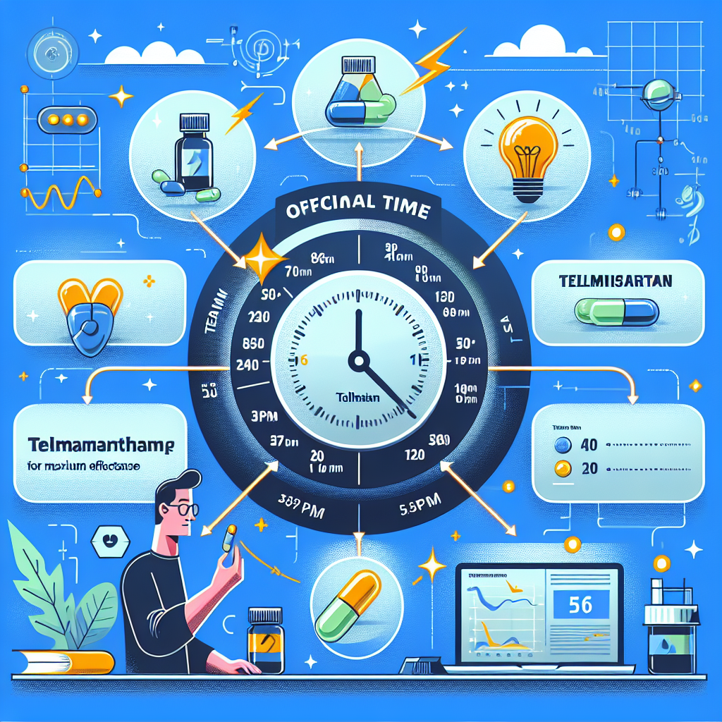 Optimale Einnahmezeitpunkte für maximale Wirkung von Telmisartan